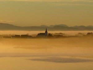 Morgensol på Smøla foto Geir Magne Aandahl