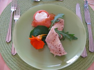 FORRETT MED BLOMSTER